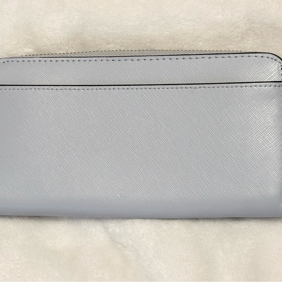 Kate Spade Continental Light Blue Zip-Around Wallet - Picture 4 of 15